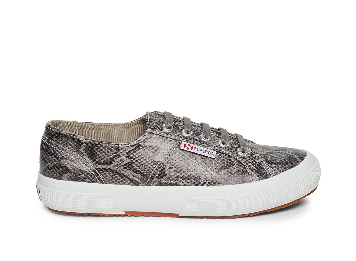 Zapatillas Superga Mujer Gris/Serpent - 2750 Faux Snake - 603892LBM